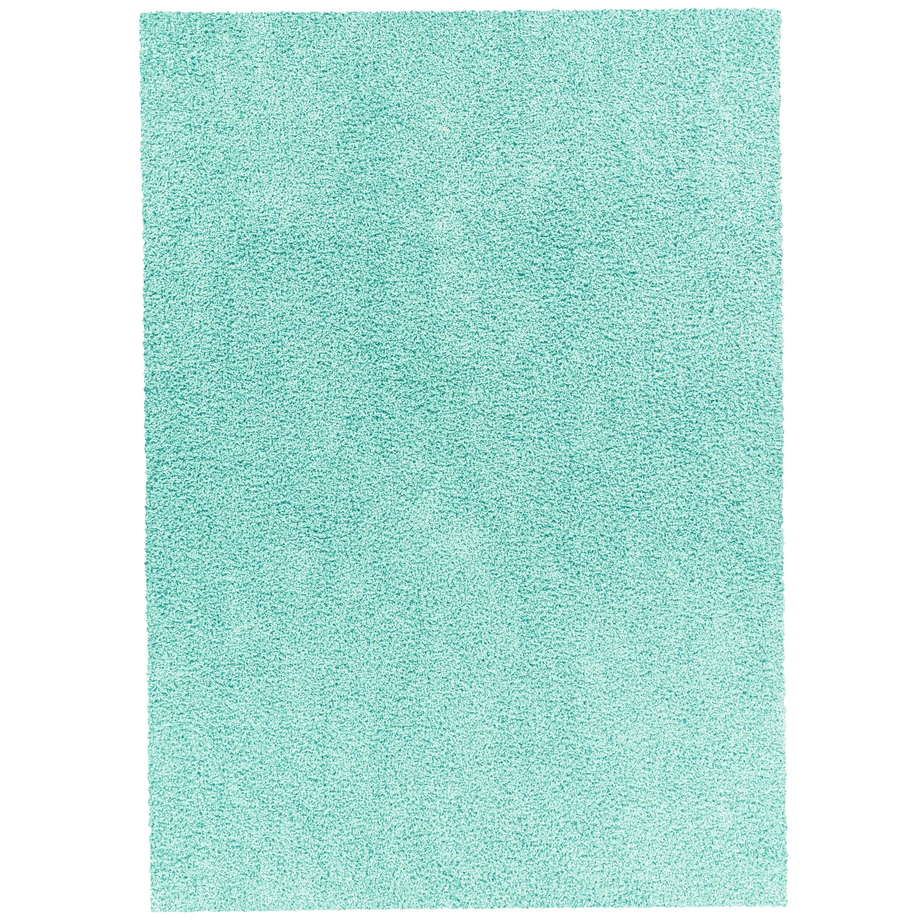 Mainstays Solid Aqua Tufted Shag Area Rug, 5'X7' - Walmart.com | Walmart (US)