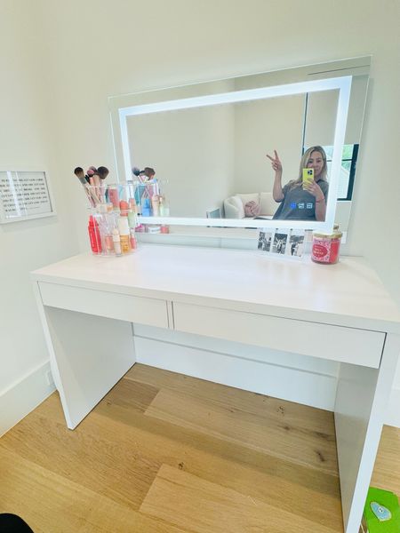 thrilled with this budget-friendly find for my daughter's desk/vanity setup! 💄✨ got everything at great deals! #homedecor #budgetfinds"

#LTKhome #LTKbeauty #LTKfindsunder100