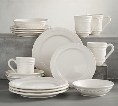 Napoli Stoneware 16-Piece Dinnerware Set | Pottery Barn (US)