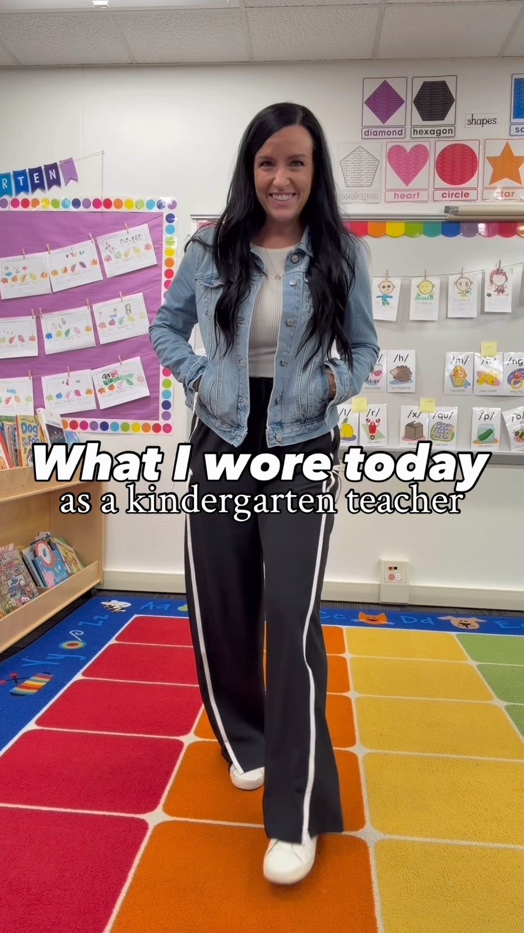 Bow pants for the first day back to work in January! 🎀



Just a teacher who wanted to be in her loungewear on the couch but put on “semi-real” pants today and went to work. 😆 I’M SOOOO TIRED after our Monday back guys!! Plus did you drive to work with a full moon staring at you too?! 😳 The energy level today was 110 mph just GO GO GO! I didn’t realize how comfy (and lazy) l’ve felt being a stay at home dog mom for 2 weeks in my pjs. 😂 Missing my couch and my own schedule but of course was happy to see my students and be back in my kindergarten classroom today! I just miss all the peace and quiet of home, and am thankful for all of that time I had to recharge… now to go to bed early tonight😅

Outfit size info: (I’m 5’5” and usually wear a 4/27 and S for reference.)
These bow track pants are giving me a Free People vibe for less and I love it! They also come in red with pink bows. I fit in my normal size S fine, but decided to go up to M for length and more of a baggy look. (My ribbed shirt is old from last year from Old Navy, I’ll link similar.) The denim jacket is such a teacher staple item— I got it from Loft and sized down to an XS.


@target @targetstyle #targetstyle #targetdoesitagain #targetoutfit #teachertribe Target outfit idea, target athleisure, teacher outfit of the day, Kindergarten teacher, elementary school teacher, affordable fashion, teachers follow teachers, teacher life, teacher problems, teacher humor

#LTKdayinmylife #LTKFindsUnder50