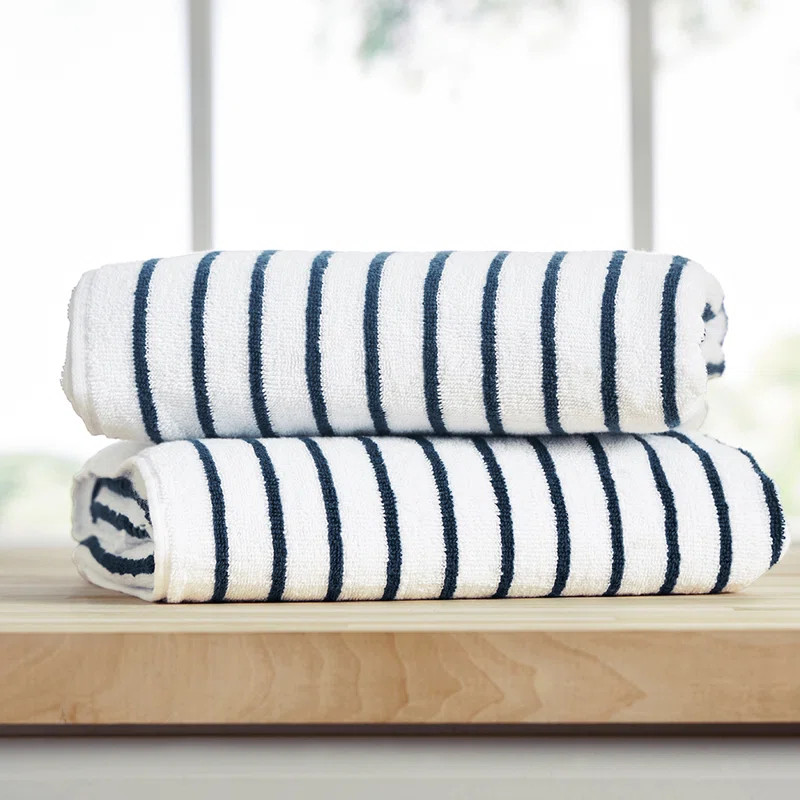 Red Barrel Studio® 2 Pack Cotton Cabana Stripe Beach Pool Towels & Reviews | Wayfair | Wayfair North America