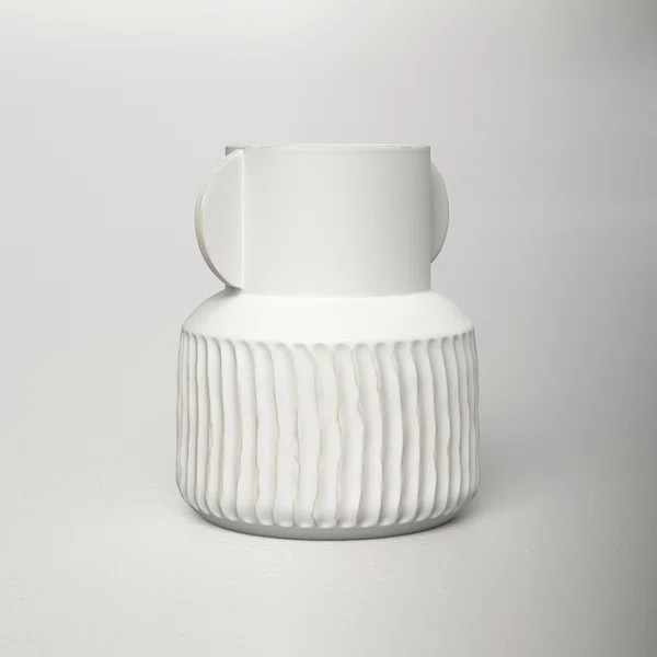 Hungerford White Stoneware Table Vase | Wayfair North America