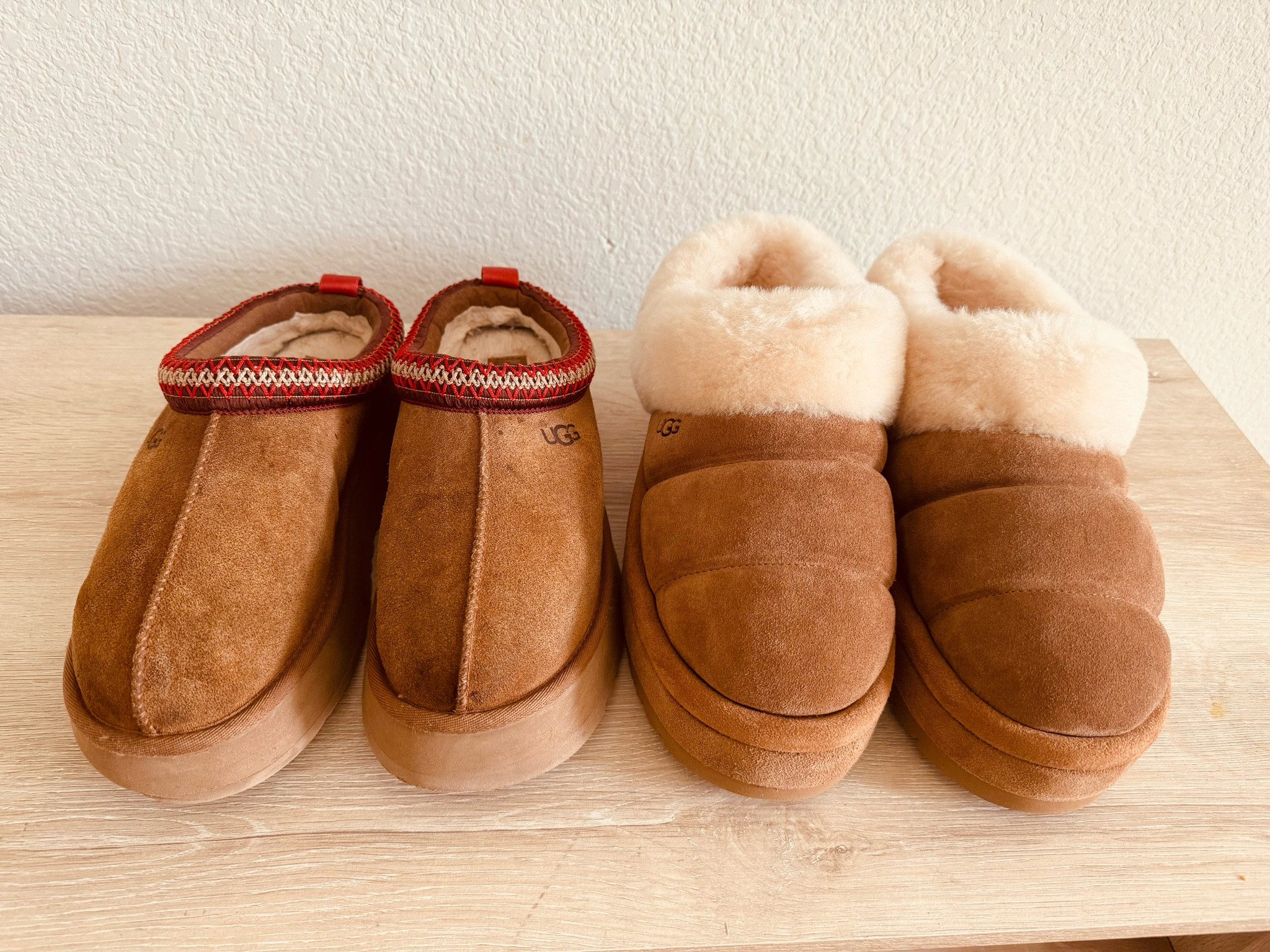 Ugg slippers! Size up a size 

#LTKShoeCrush