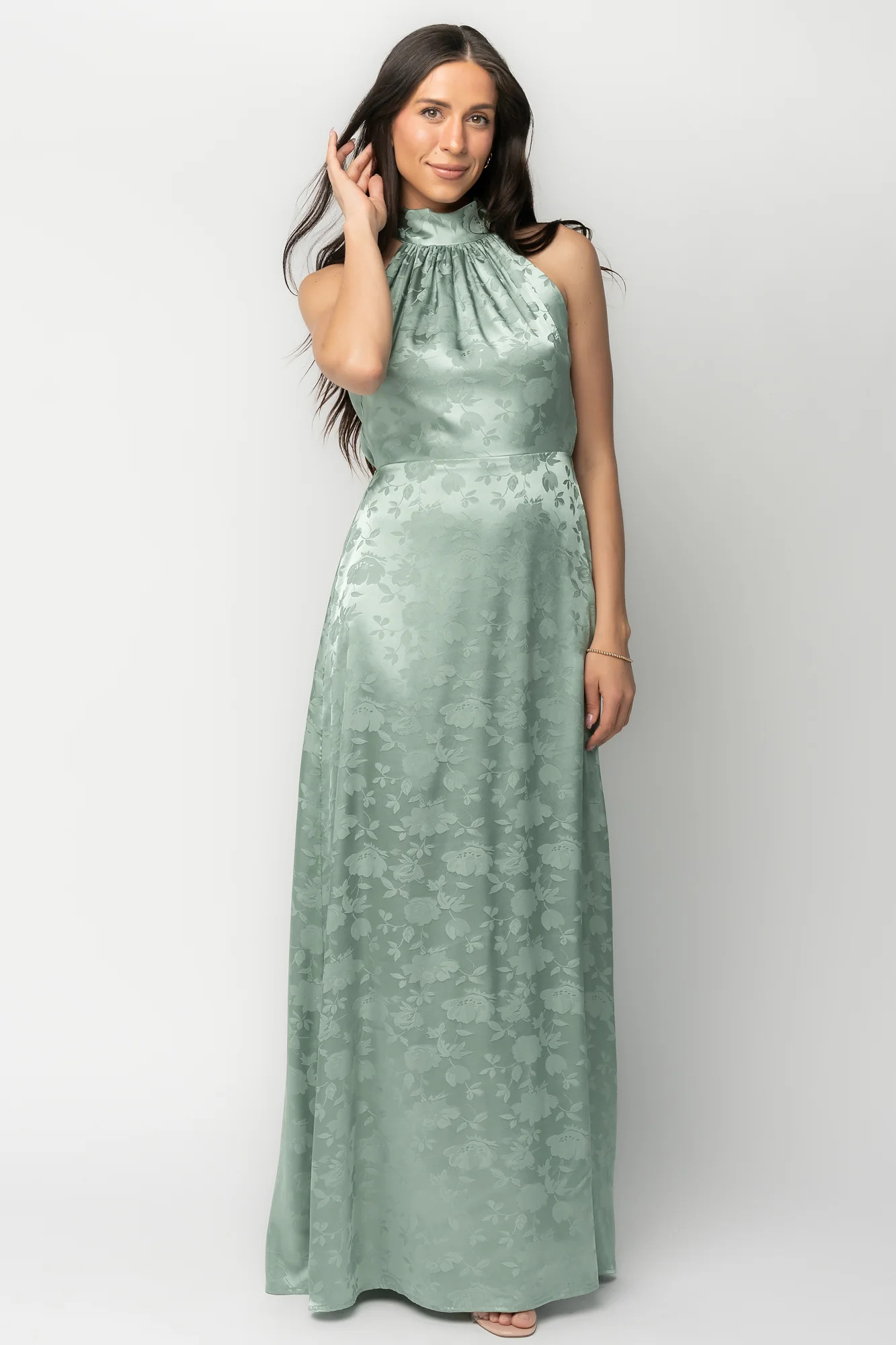 Milan Halter Maxi Dress | Sage | Baltic Born