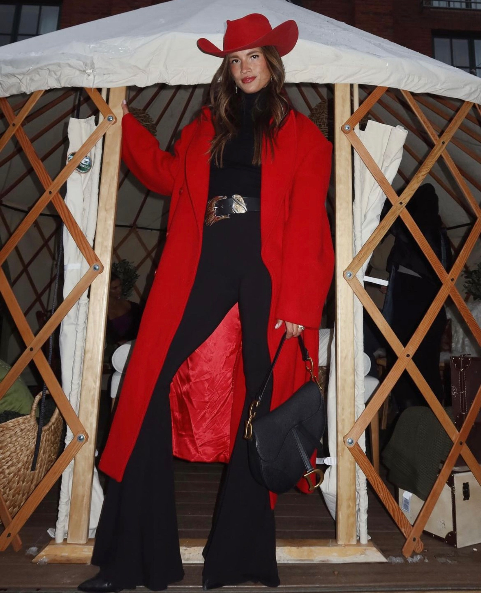 Full look is from Revolve! Hat is Gladys Tamez, belt is Streets Ahead, & pants are from L’AGENCE

#LTKtravel #LTKstyletip #LTKGiftGuide