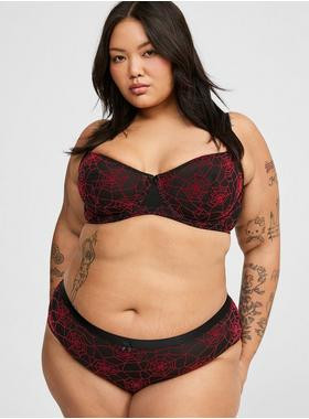 Flocked Mesh Hipster | Torrid (US & Canada)