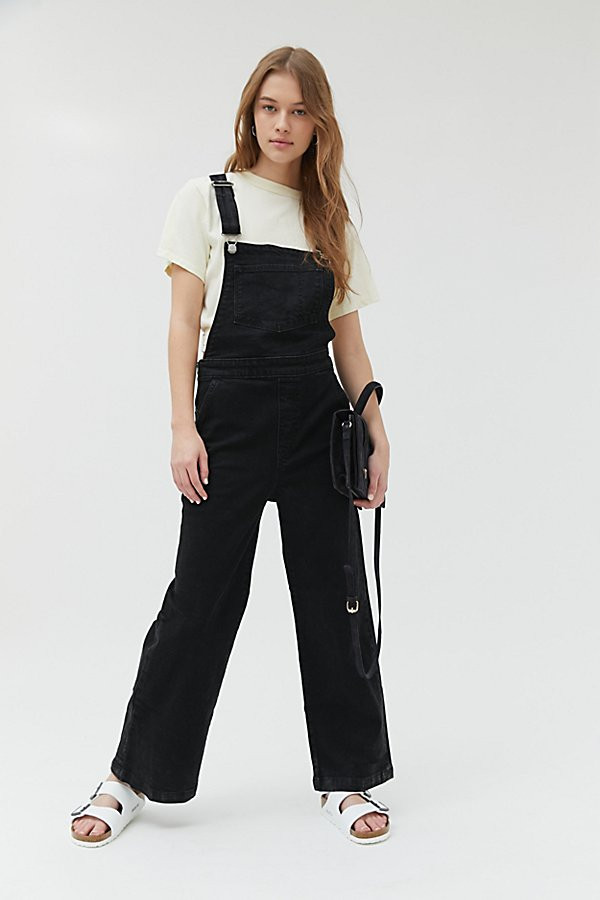 Levi's Wide Leg Overall - Black Book - Black 28 at Urban Outfitters | Urban Outfitters (US and RoW)