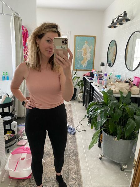 Excuse the mess my daughter had a friend over so mani/pedis
Foot bath foot spa
Cropped ribbed top
Amazon leggings high waisted buttery soft
Shein

#LTKsalealert #LTKunder50 #LTKbeauty