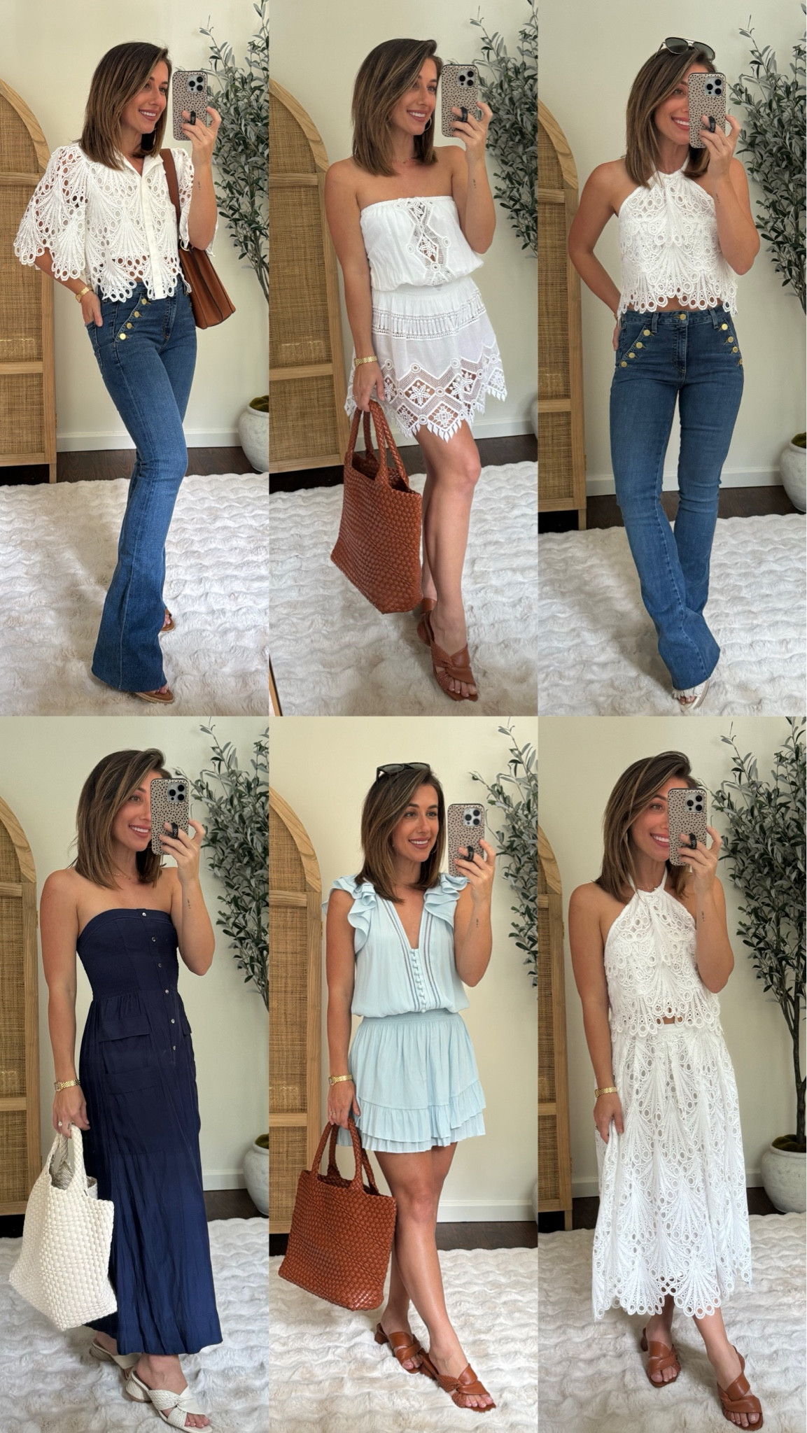 Ramy brook summer outfits
Wearing size XS dresses and tops
Jeans size 25-I cut the bottoms to shorten
Vince camuto sandals and wedges size 7 go up if you’re between sizes 
Amazon bags 

#laurabeverlin #summer #outfits 


#LTKFindsUnder100 #LTKSaleAlert #LTKFindsUnder50