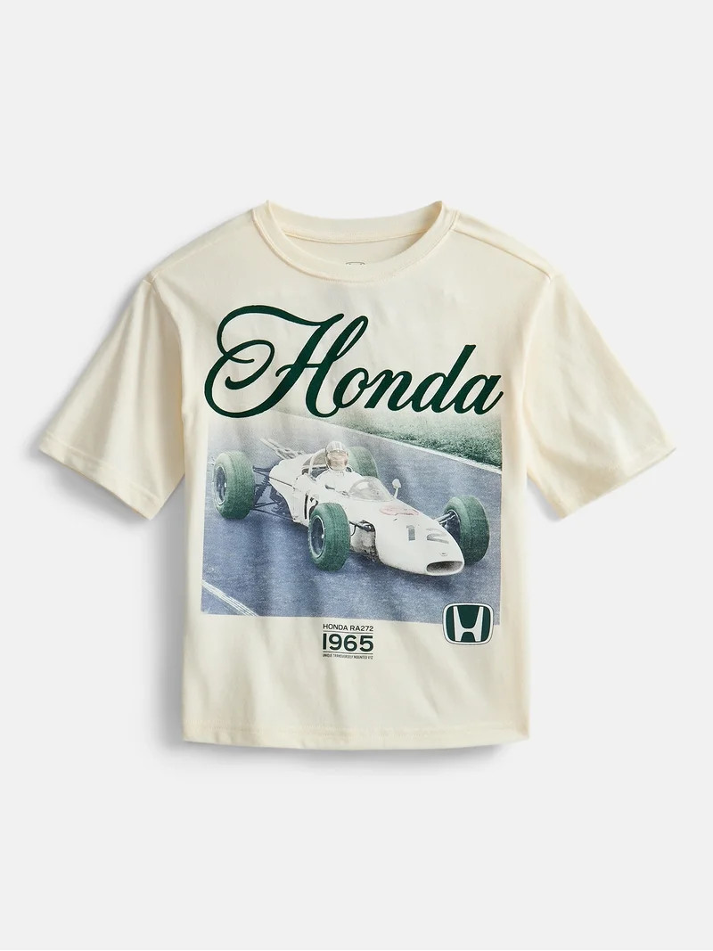 Honda 1965 Boys Retro Graphic Tee with Short Sleeves, Sizes 4-18 | Walmart (US)
