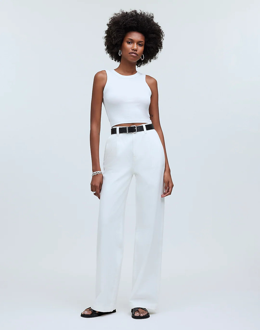 Supima® Rib Crop Tank | Madewell