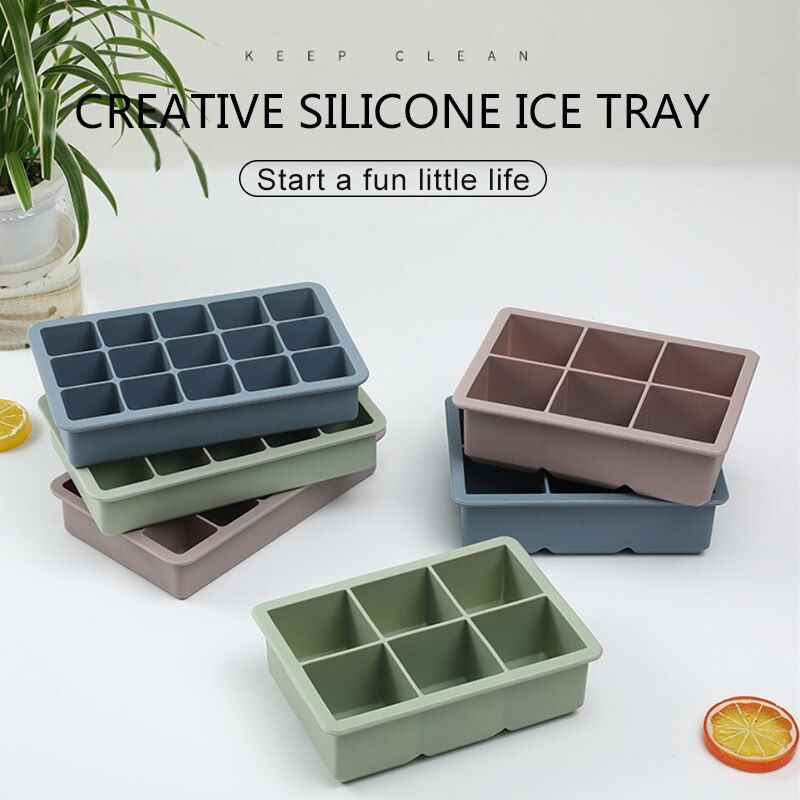 1pc, Flexible Silicone Ice Cube Tray - Easy Release Ice Maker for Soft Drinks, Whisky, Cocktails,... | Temu Affiliate Program