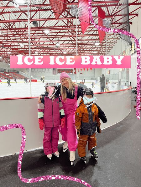 Ice skating in  Free People Bibs! 

#LTKSeasonal