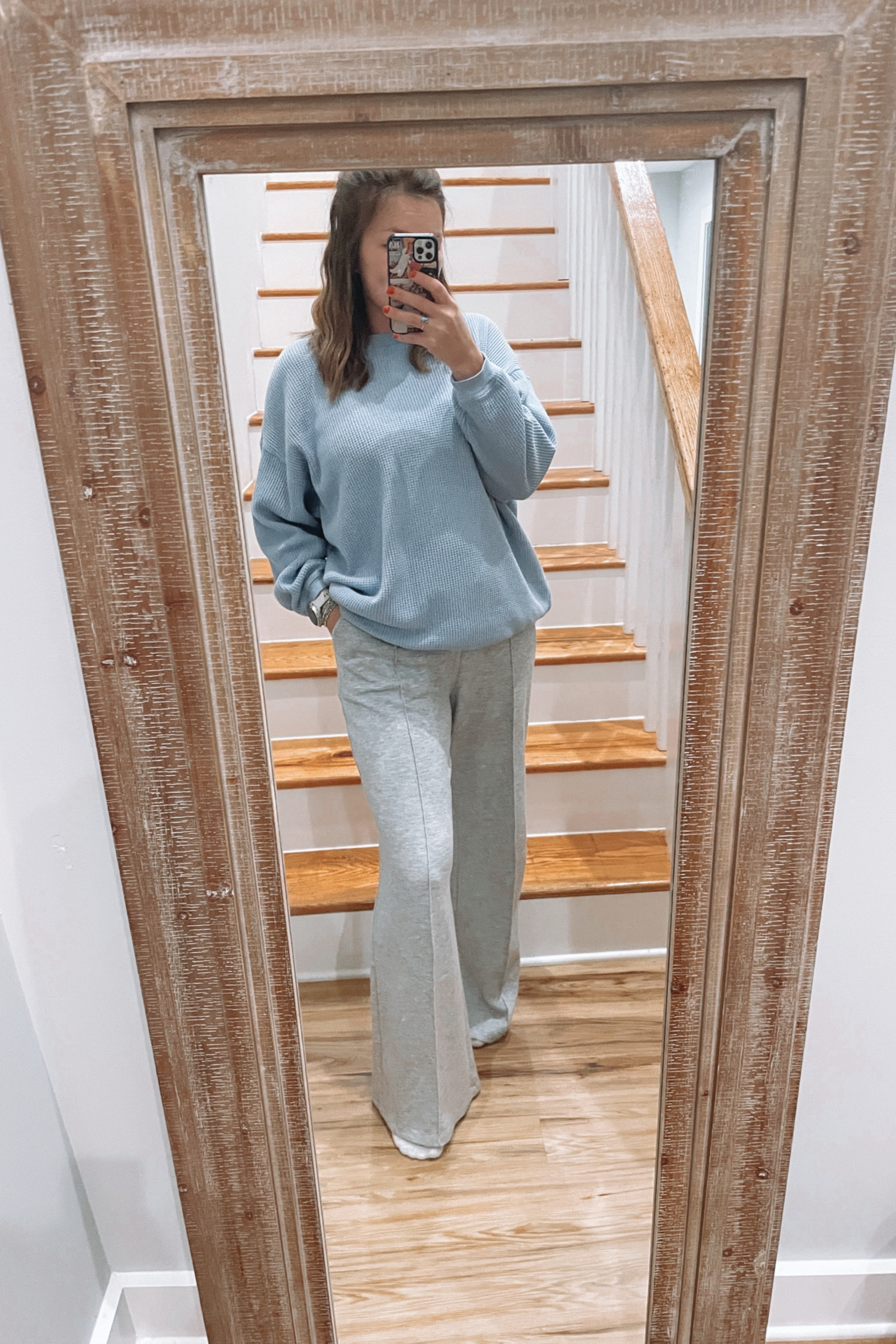 These sweatpants are lightweight, super soft and affordable. Because they are lightweight they fall very nicely on your body and are not bulky whatsoever  They are tall girl friendly and pregnancy friendly as well. I am 5’7 and 160 pounds, wearing a medium  

#LTKStyleTip #LTKActive #LTKBump
