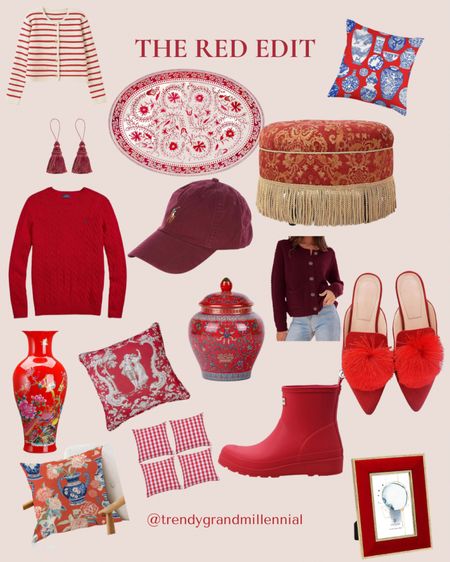 All of the Grandmillennial Amazon finds! Red Edit. 

Chinoiserie, red rain boots, fall fashion, fall decor, wedding guest, classic fashion, Ralph Lauren, Amazon deals, Amazon prime day, French fashion, preppy, Ginger jars, Pom poms, red home, red aesthetic 



#LTKfamily #LTKsalealert #LTKhome