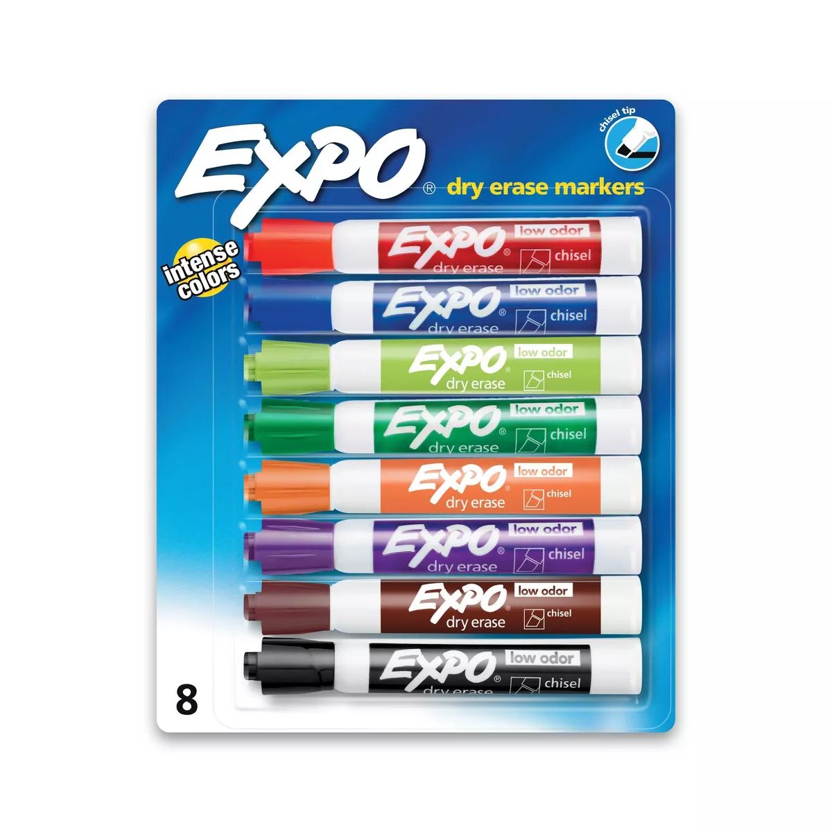 Expo 8pk Dry Erase Markers Chisel Tip Multicolored | Target