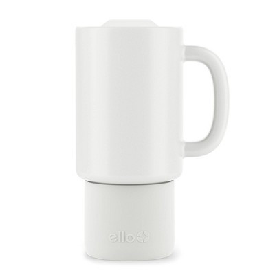 Ello Commute 18oz Ceramic Travel Mug White | Target