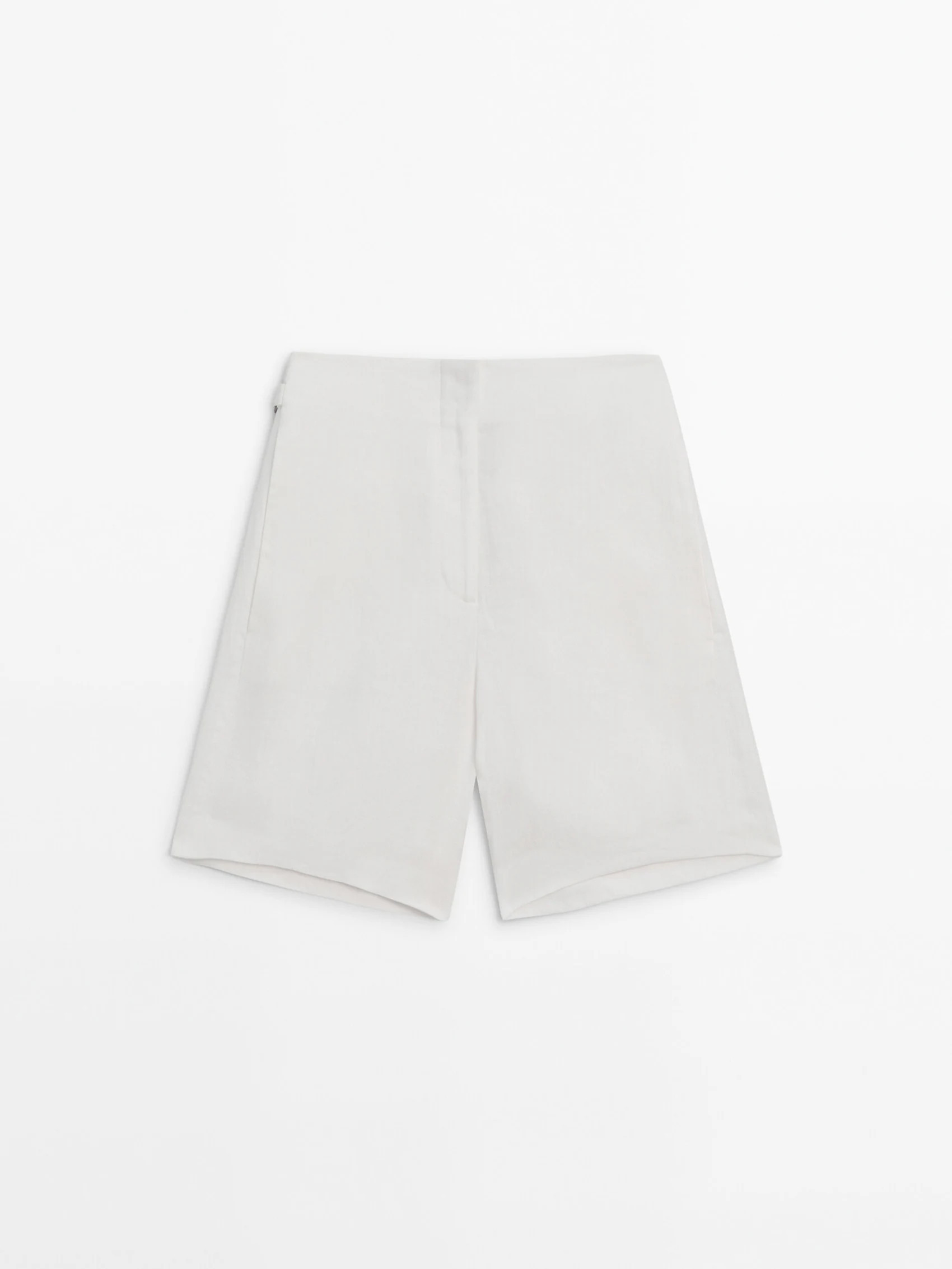 Bermudas 100% Leinen Schnallen | Massimo Dutti DE