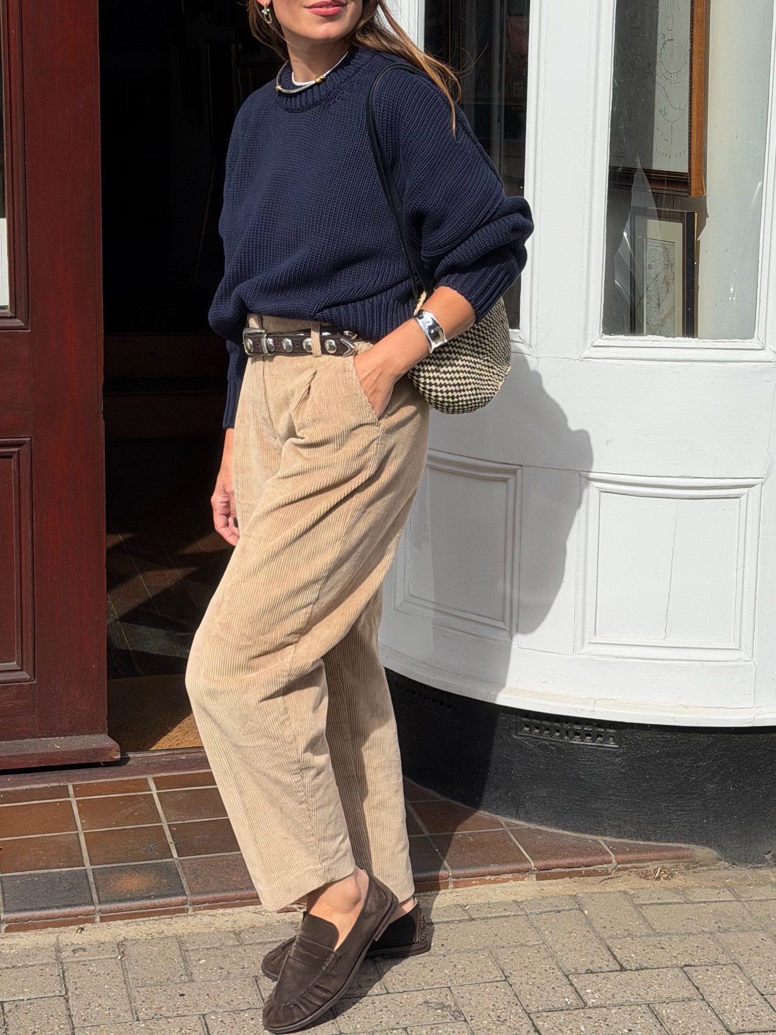 Corduroy trousers + navy jumper outfit

#LTKuk #LTKautumn #LTKstyletip