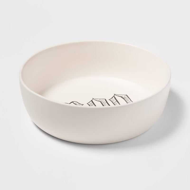 213oz Stoneware 'Boo' Serving Bowl - Threshold™ | Target