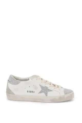 GOLDEN GOOSE 'Super-Star' sneakers with glitter | Residenza725 US