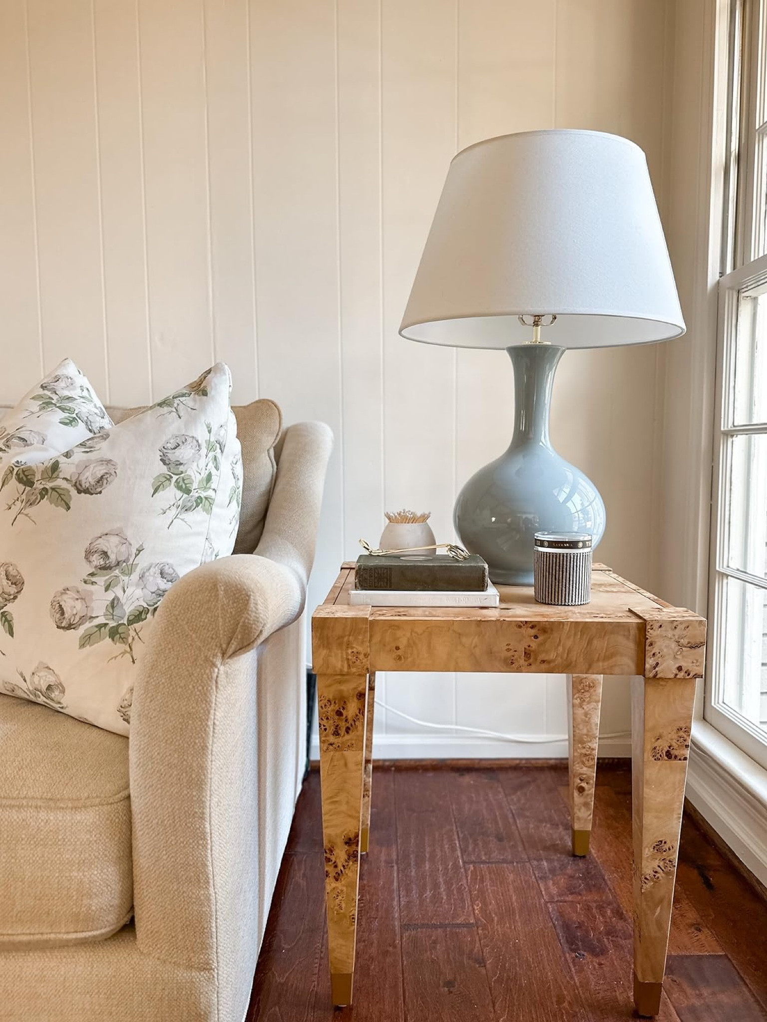 Gorgeous Burl wood side table from #amazonhome

#LTKHome