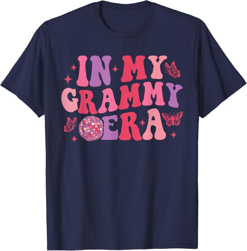 In My Grammy Era Groovy for Grandma T-Shirt | Amazon (US)