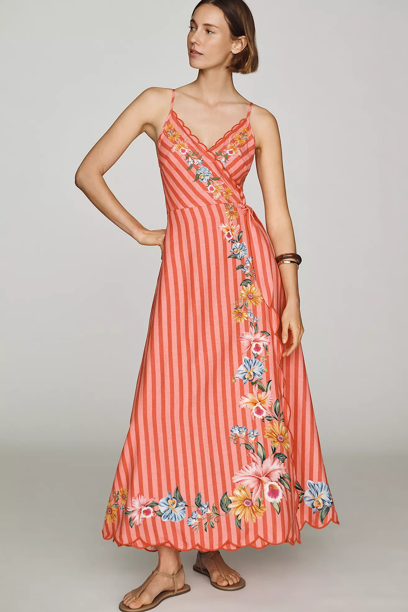 Farm Rio x Anthropologie Wrap Maxi Dress | Anthropologie (US)
