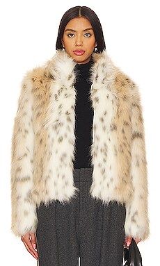 Unreal Fur Wild Dream Jacket in Snow Leopard from Revolve.com | Revolve Clothing (Global)