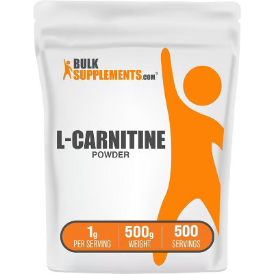 BulkSupplements L-Carnitine Powder 500 grams (1.1 lbs) | Target