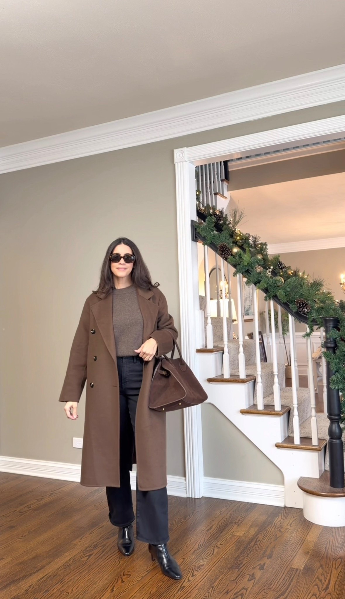 Winter outfits with jeans
Love this crew neck cashmere sweater: wearing a size small
Coat size small 
Jeans run TTS (size 27/ regular)

#LTKFindsUnder50 #LTKFindsUnder100 #LTKSeasonal