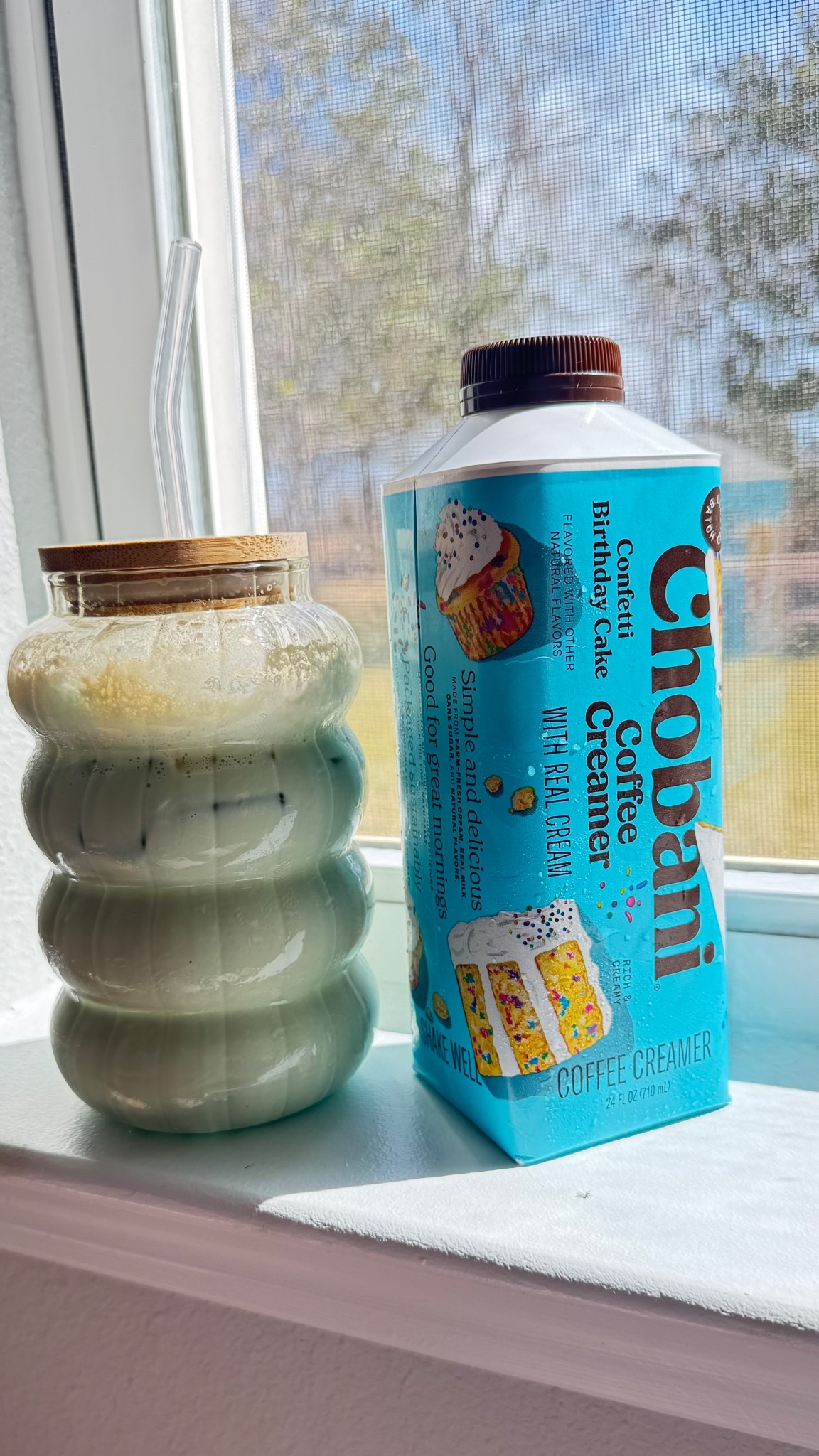 Birthday cake latte using the new Chobani confetti birthday cake creamer!!🩵🎂


Coffee finds, iced latte, target finds, 

#LTKWatchNow #LTKSpringSale #LTKHome