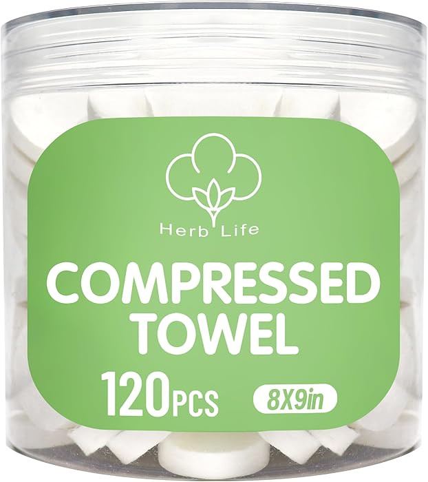 120 Pcs Mini Compressed Towels, Disposable Face Compressed Towel, Compressed Cotton Hand Wipe, Ca... | Amazon (US)
