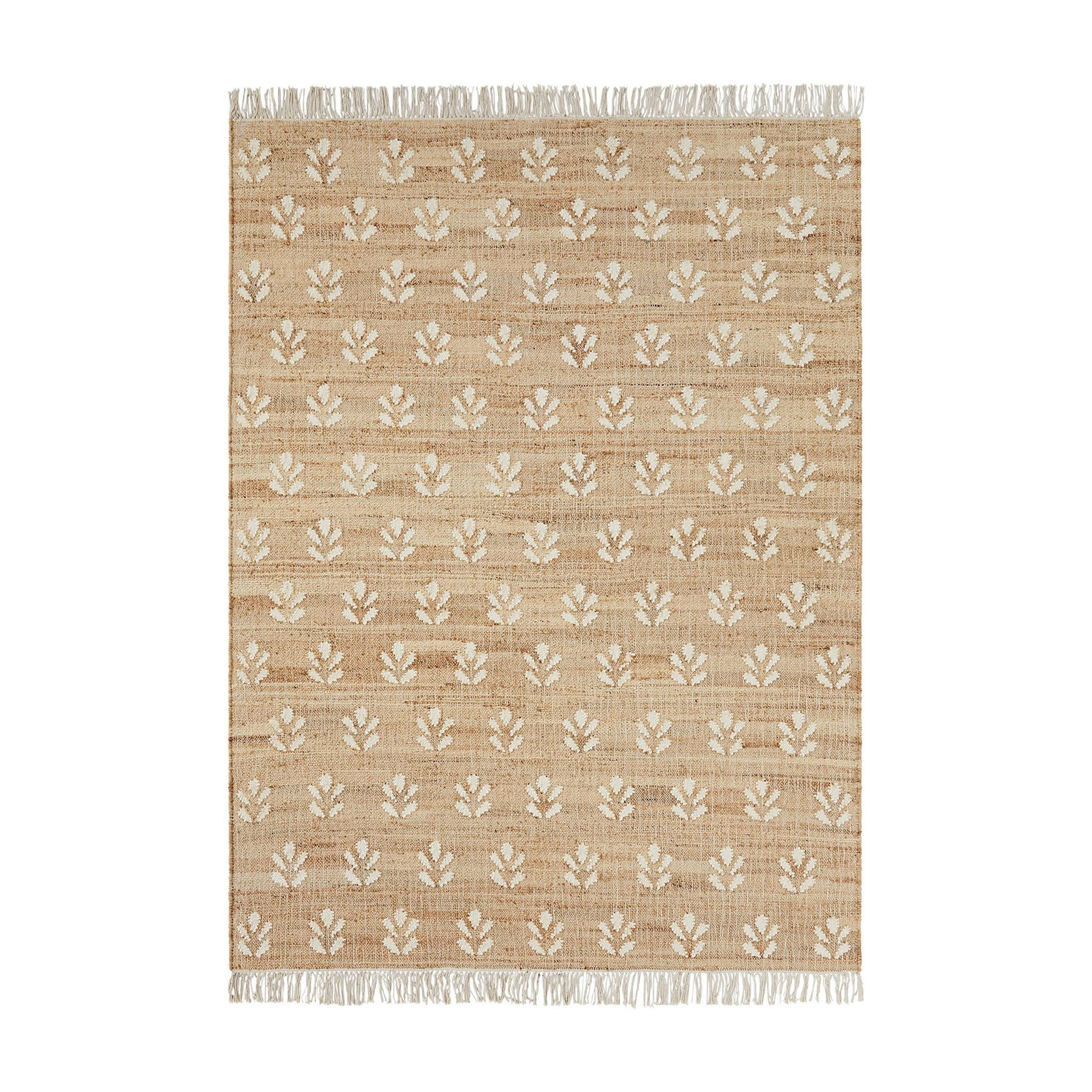 Better Homes & Gardens Floral Jute Motif Rug, 5' x 7' | Walmart (US)