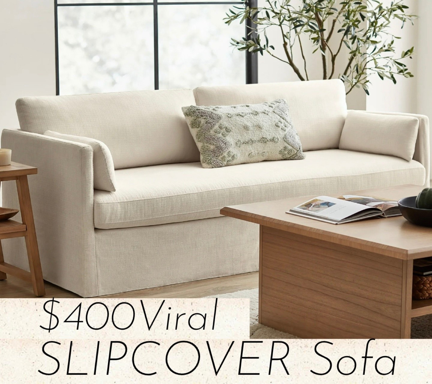 Effortless charm meets everyday comfort. This slipcover sofa brings timeless design and cozy functionality to our space. From the durable sinuous spring seat to the reversible cushions, every detail is made for real life—stylish, simple, and beautifully put together. #BHGMarrsCollection #HomeWithHeart #BetterHomesAndGardens 

#LTKHome