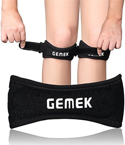 GEMEK Patella Knee Strap Set & Knee Brace Support Pain Relief Osgood-Schlatter Adjustable Tendon ... | Amazon (US)