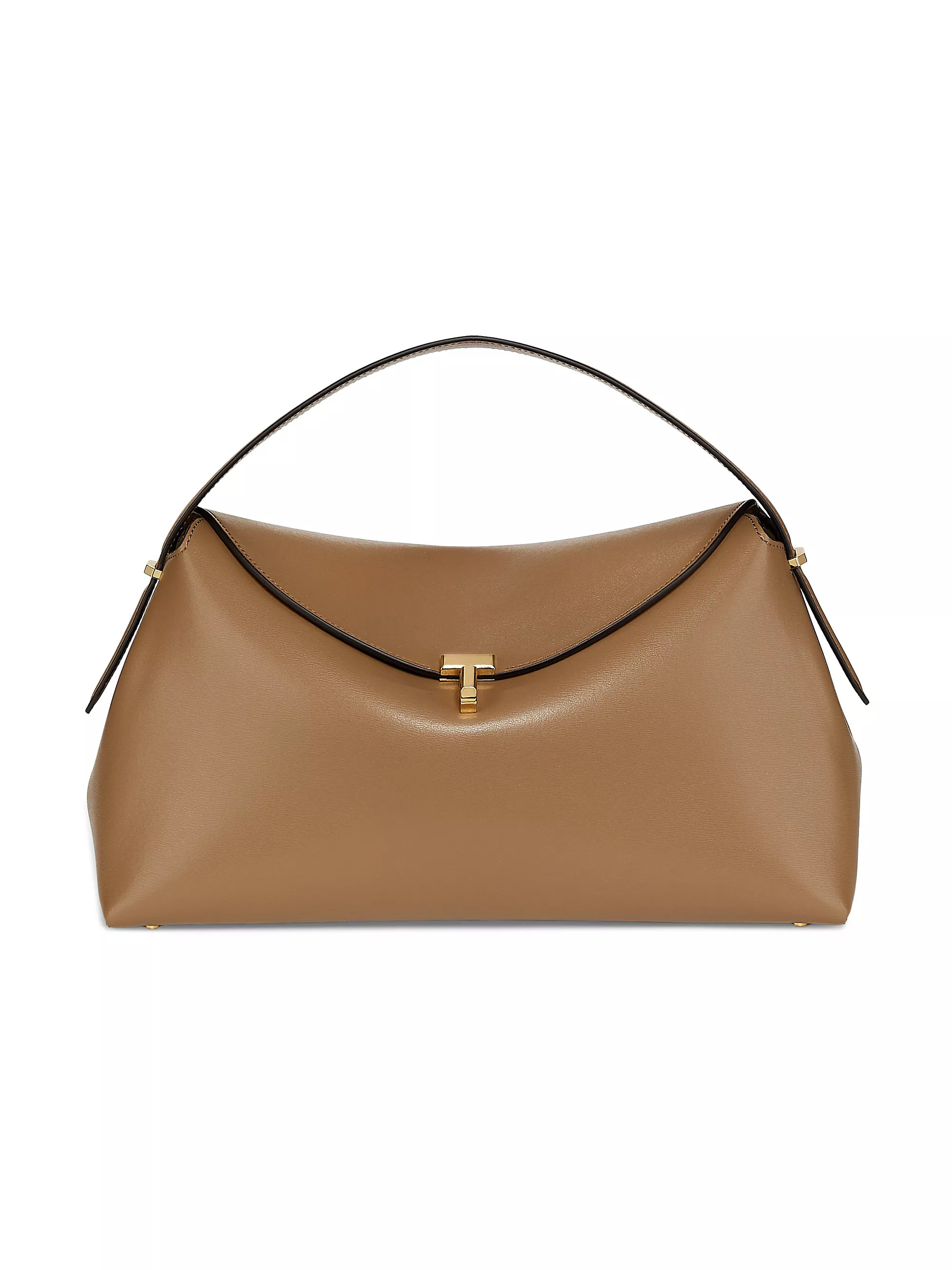 T-Lock Leather Top Handle Bag | Saks Fifth Avenue