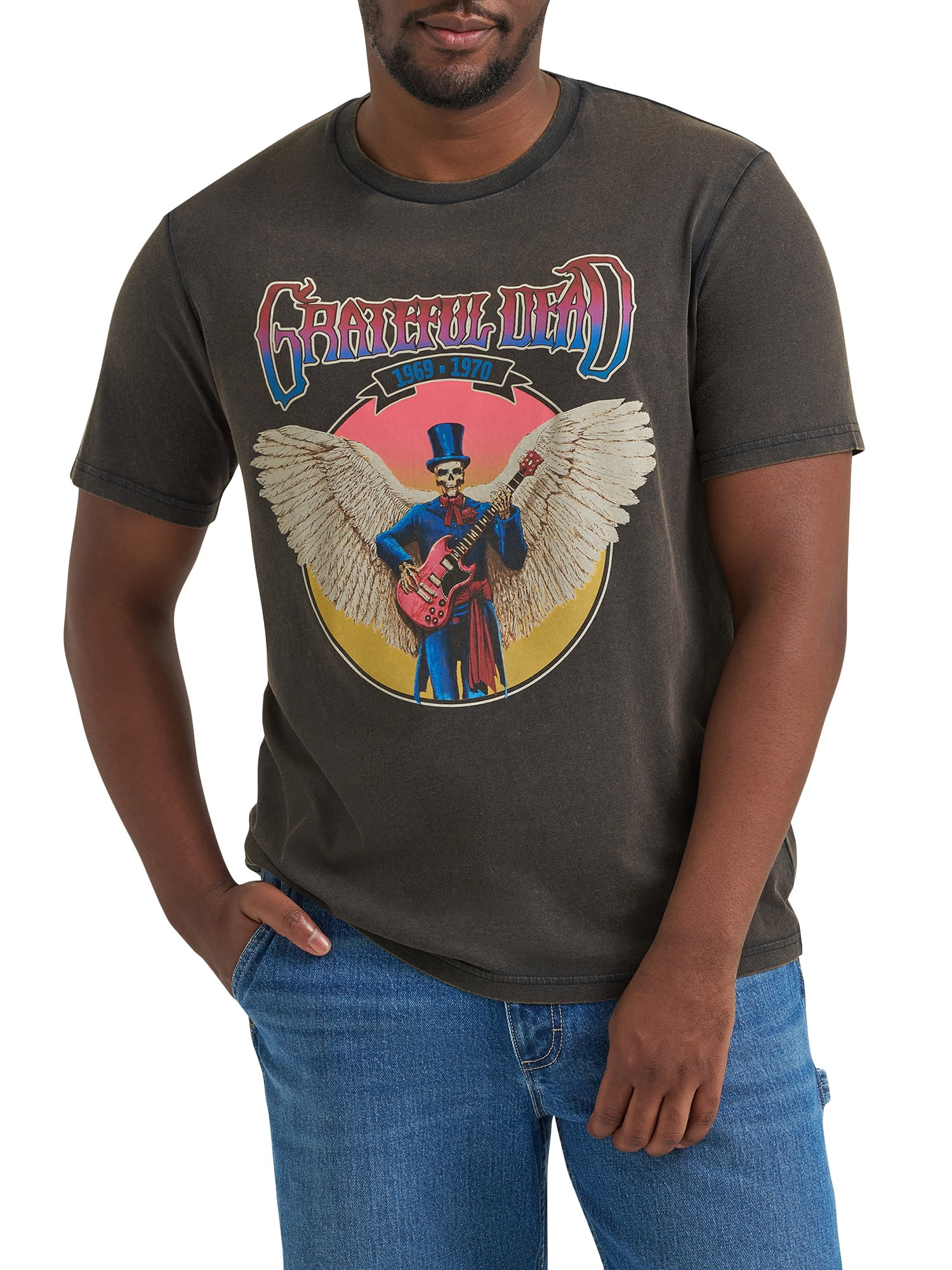 Lee® Men's Short Sleeve Grateful Dead Graphic Band Tee, Sizes S-3XL | Walmart (US)
