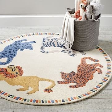 Mid-Century Safari Nursery Rug | West Elm (US)