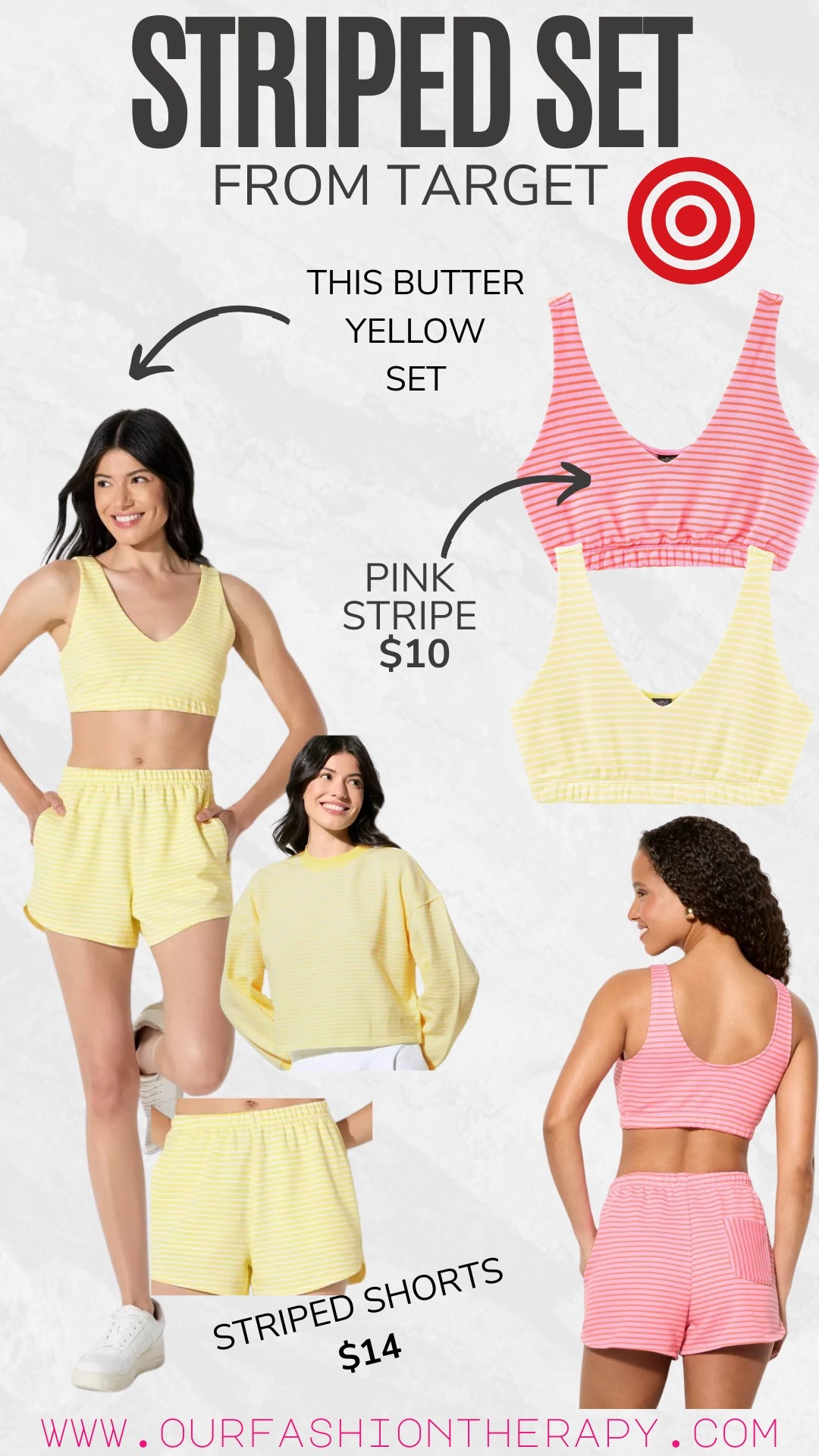 Striped matching set from atarget. 

#LTKSummerEdit #LTKStyleTip #LTKActive