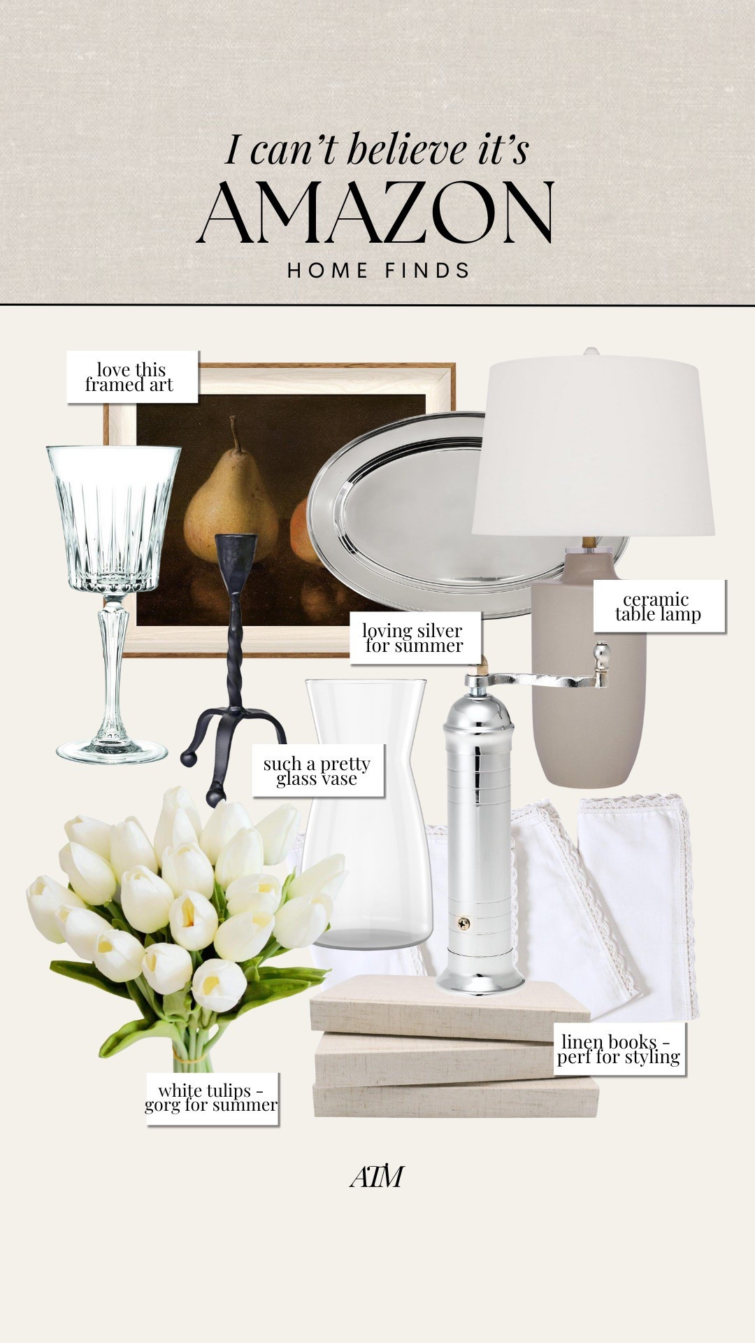 Amazon Home finds! 

amazon home, amazon finds, amazon deals, cottage core amazon, neutral home finds, summer home 

#LTKSeasonal #LTKStyleTip #LTKHome