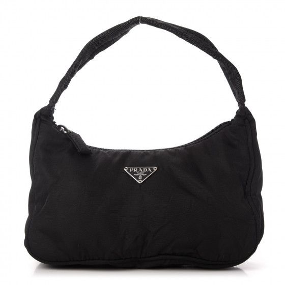 PRADA Tessuto Nylon Sport Mini Shoulder Bag Black | Fashionphile