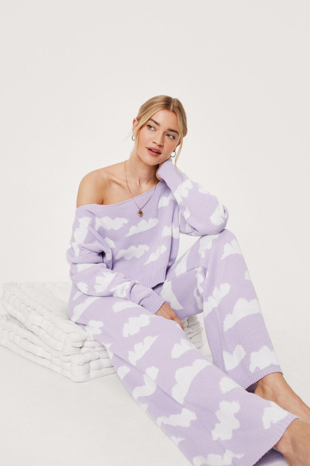 Cloud Knitted Jumper and Trousers Lounge Set | NastyGal (UK, IE)