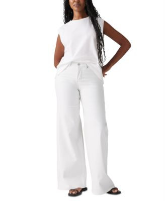 Levi's® Women's 318 Shaping Stellar-Stretch Wide-Leg Jeans - Macy's | Macy's