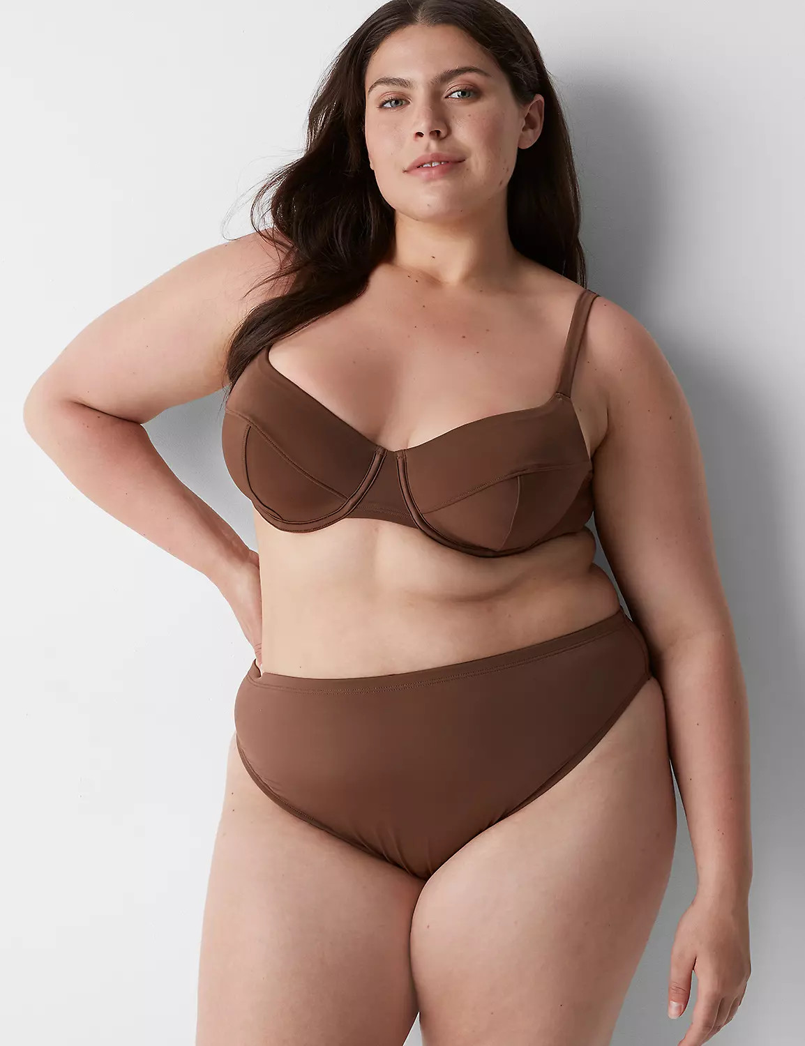 Underwire Balconette Swim Bikini Top | LaneBryant | Lane Bryant (US)