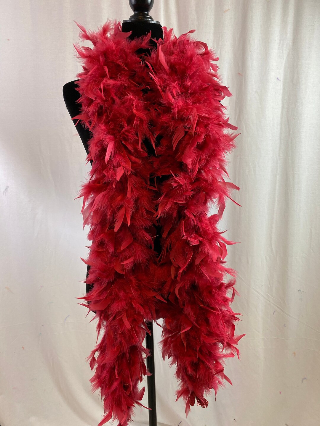 Burgundy 100 Gram Chandelle Feather Boa, 2 Yard Long-great for Party, Wedding, Costume - Etsy | Etsy (US)