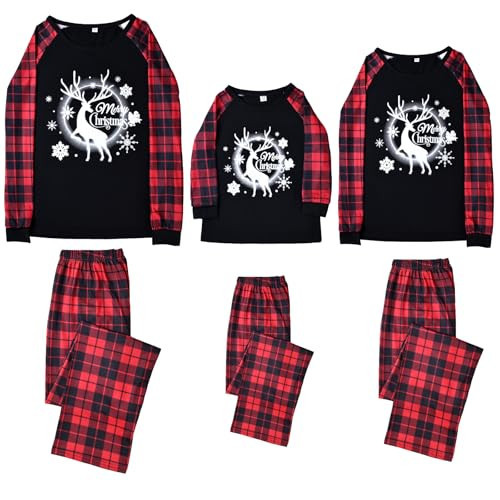 Oriental eLife Family Christmas Pjs Matching Sets Holiday Sleepwear Family Christmas Pajamas Printed Christmas Family Pajamas Set | Amazon (US)