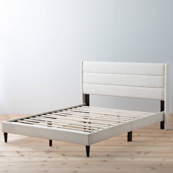 Sara Upholstered Bed with Horizontal Channels - Brookside Bed | Target