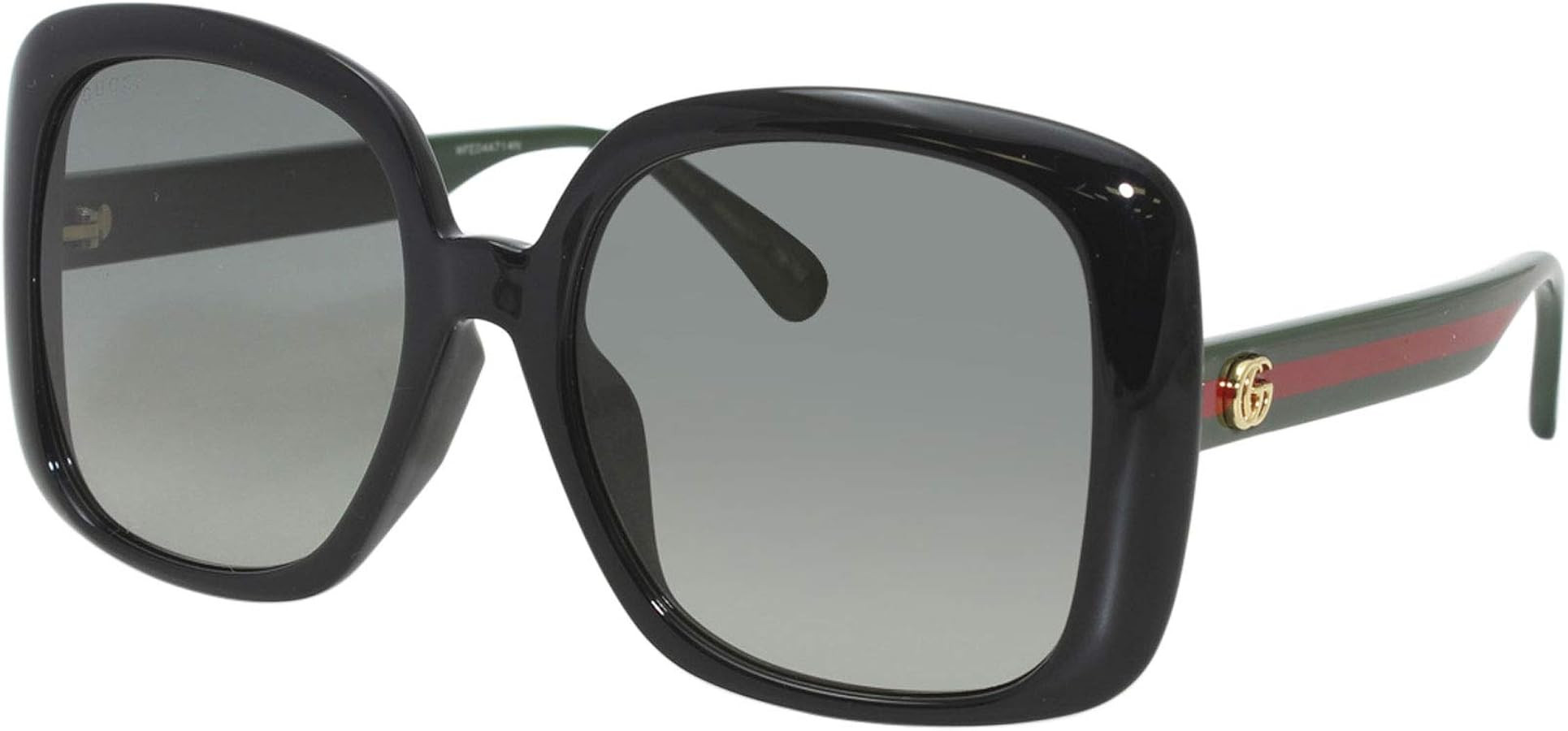 Sunglasses for Women's Gucci GG 0714 SA- 001 Black/Grey Green | Amazon (US)