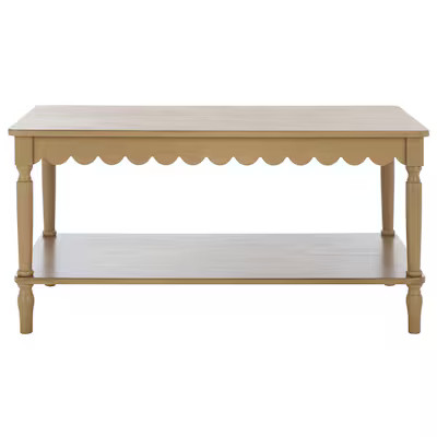 Safavieh Pine Wood Casual Coffee Table | Lowe's